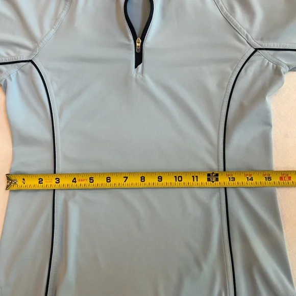 PETER MILLAR Women's  UPF 50+ Sun Protection 1/4 Zip Pullover XS Navy Blue Golf - Picture 10 of 16